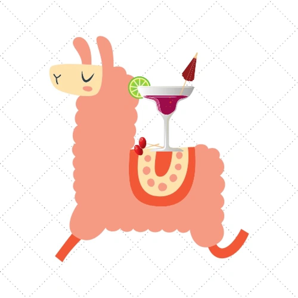 Cocktail Llama